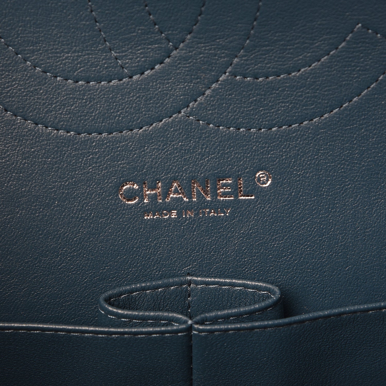 Chanel Pearly Caviar Jumbo Double Flap Blue 6 of 11