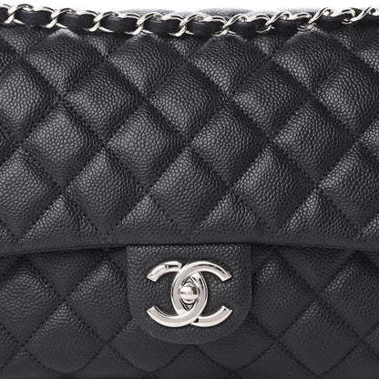 Chanel Caviar Quilted Jumbo Easy Flap Black 11 of 11