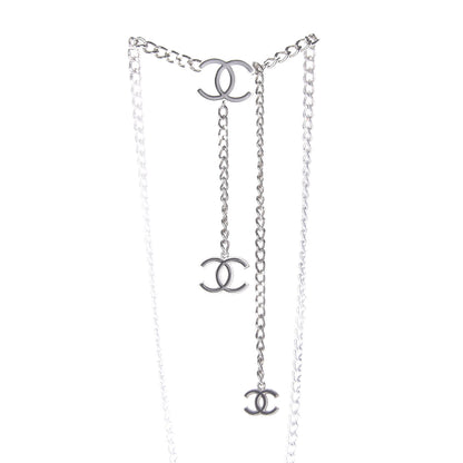Chanel Enamel CC Ceinture Fantai Adjustable Belt Silver 3 of 5