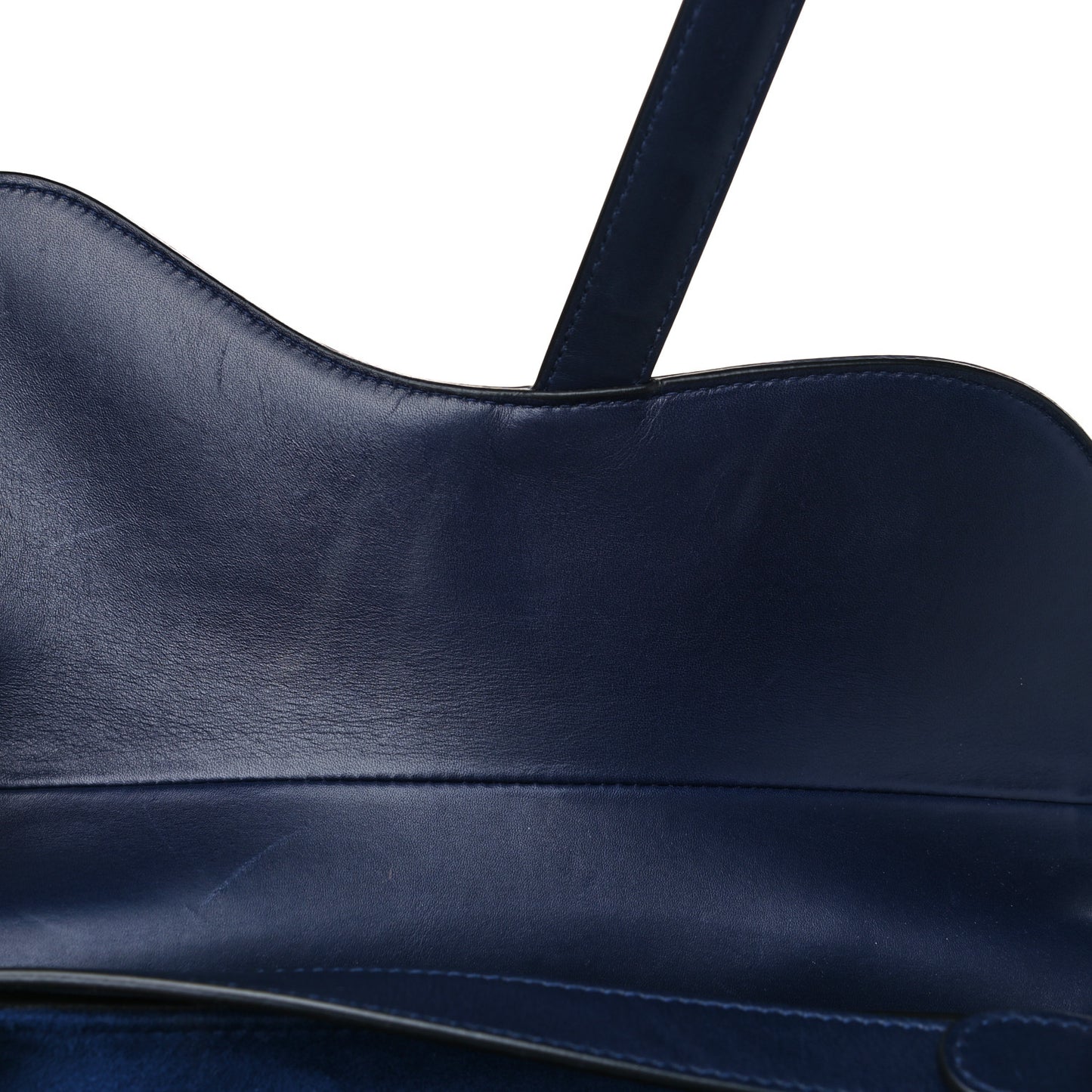 Calfskin Saddle Bag Blue