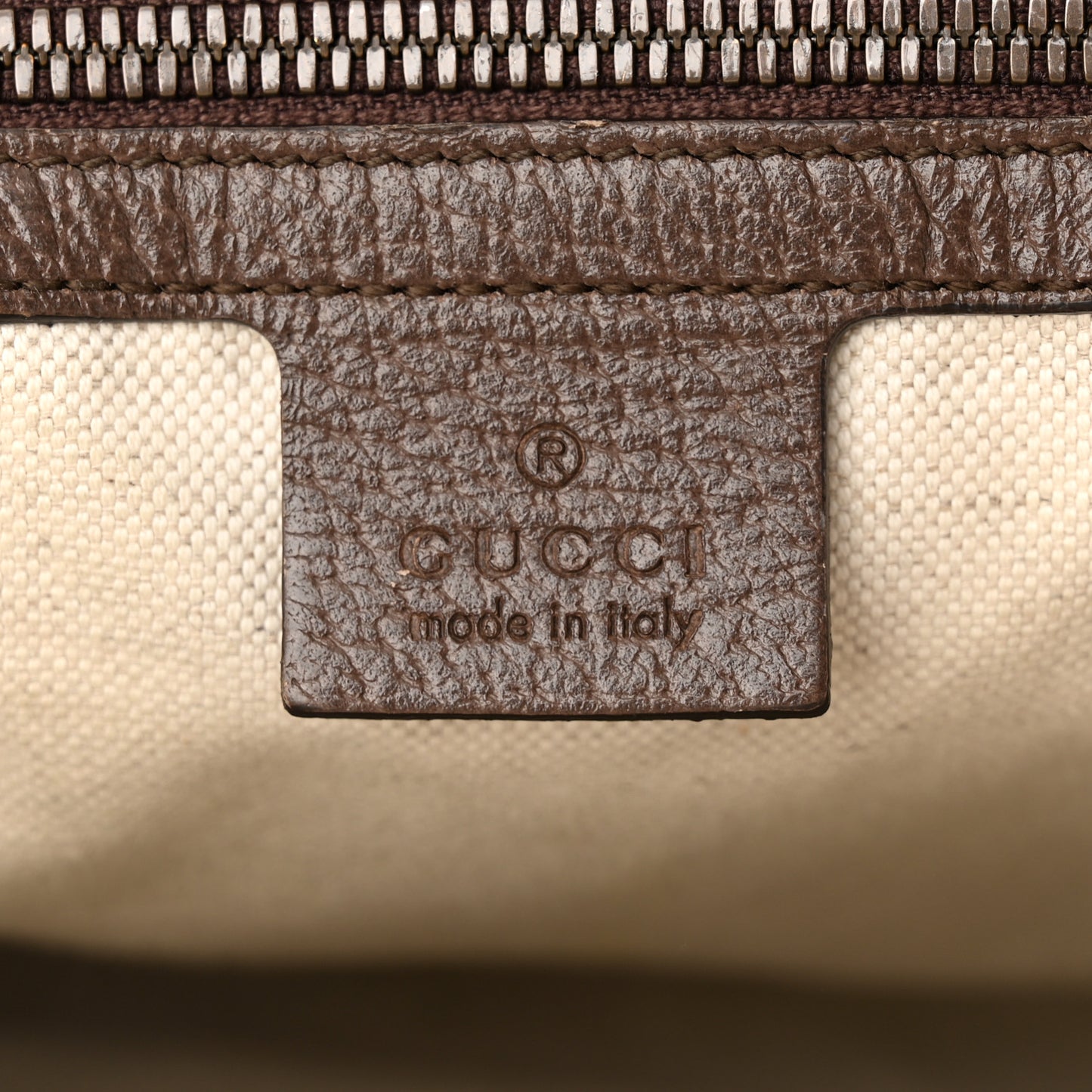 GG Supreme Monogram Web Small Ophidia Messenger Bag Brown