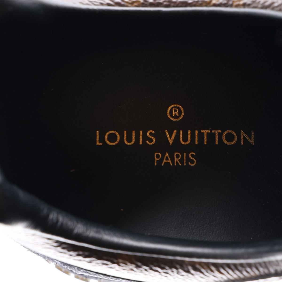 Louis Vuitton Suede Monogram Run Away Sneakers 37.5 Black 10 of 10