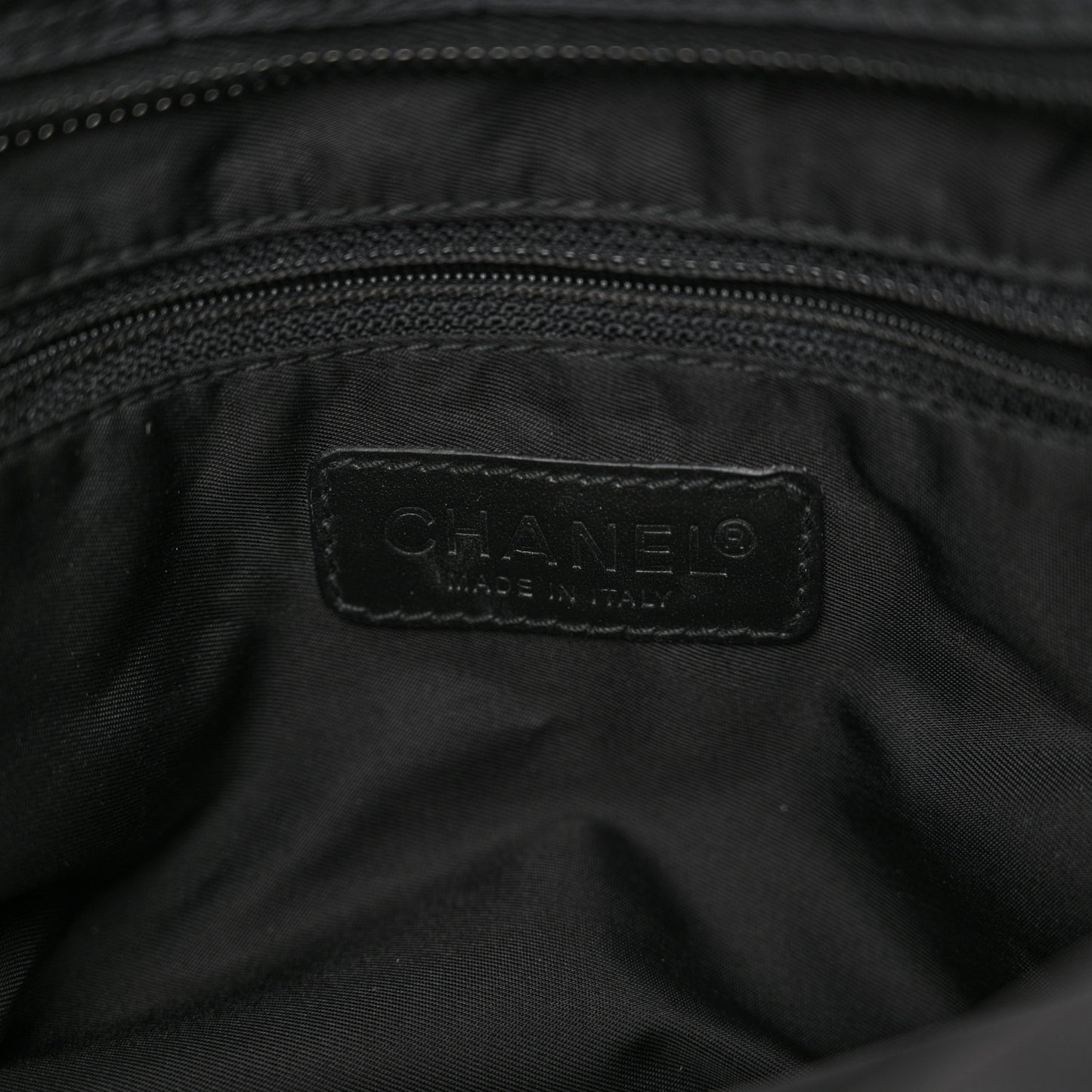 Nylon Travel Shoulder Bag Black