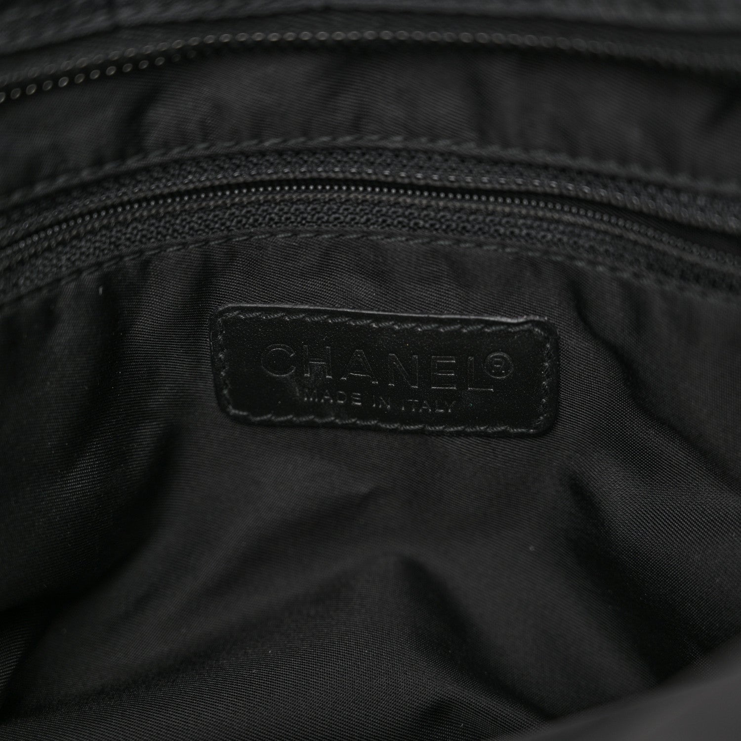 Chanel Nylon Travel Shoulder Bag Black 6 of 10