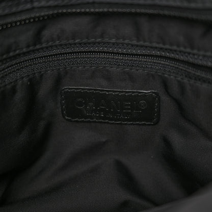 Chanel Nylon Travel Shoulder Bag Black 6 of 10