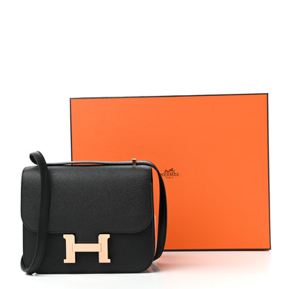 Hermes Epsom Constance 18 Black 10 of 10