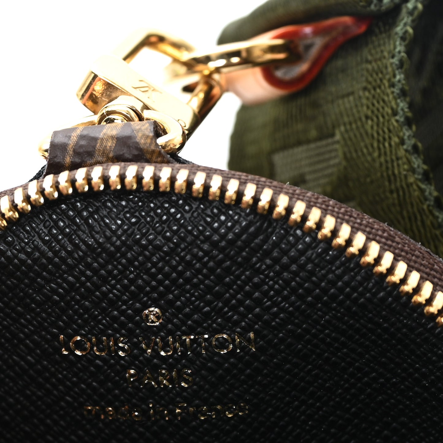 Monogram Multi Pochette Accessories Bandouliere Shoulder Strap Kaki