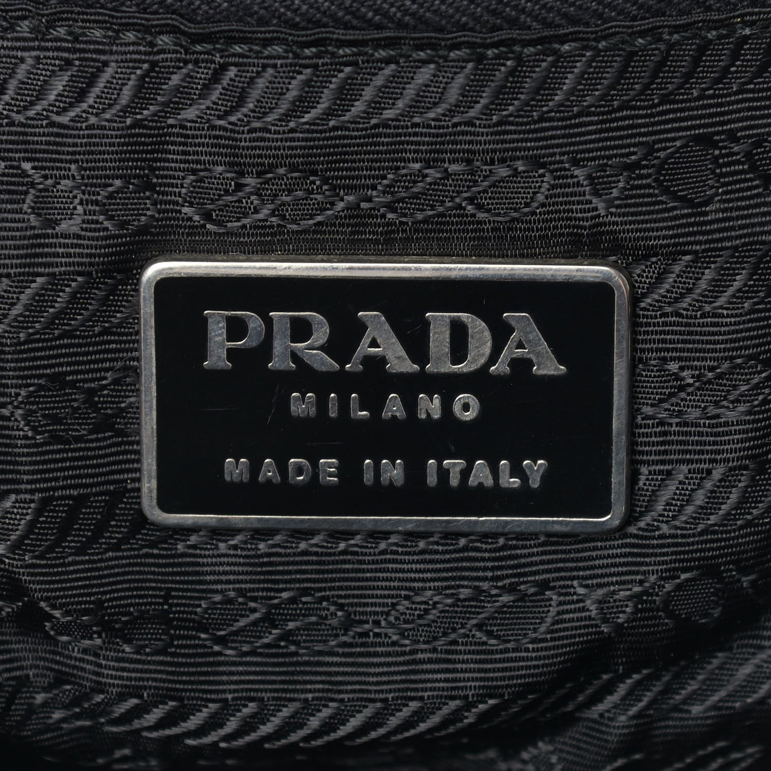 Prada Nylon Vela Medium Cinch Backpack Black 5 of 12