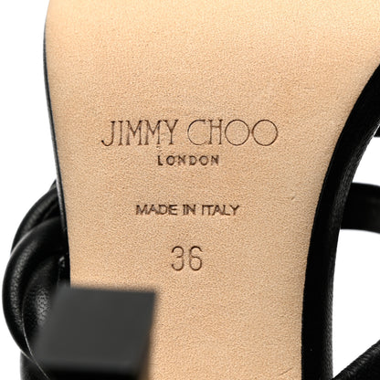 Jimmy Choo Nappa Diosa 90 Sandals 36 Black 7 of 10