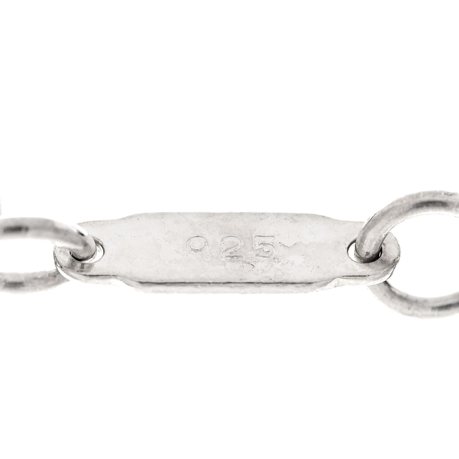 Tiffany Sterling Silver 1837 Bar Pendant Necklace 5 of 7