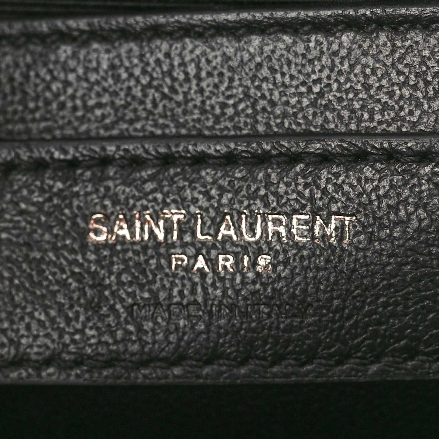Grain De Poudre Textured Mixed Matelasse Triquilt Medium Monogram Monochrome Satchel Black