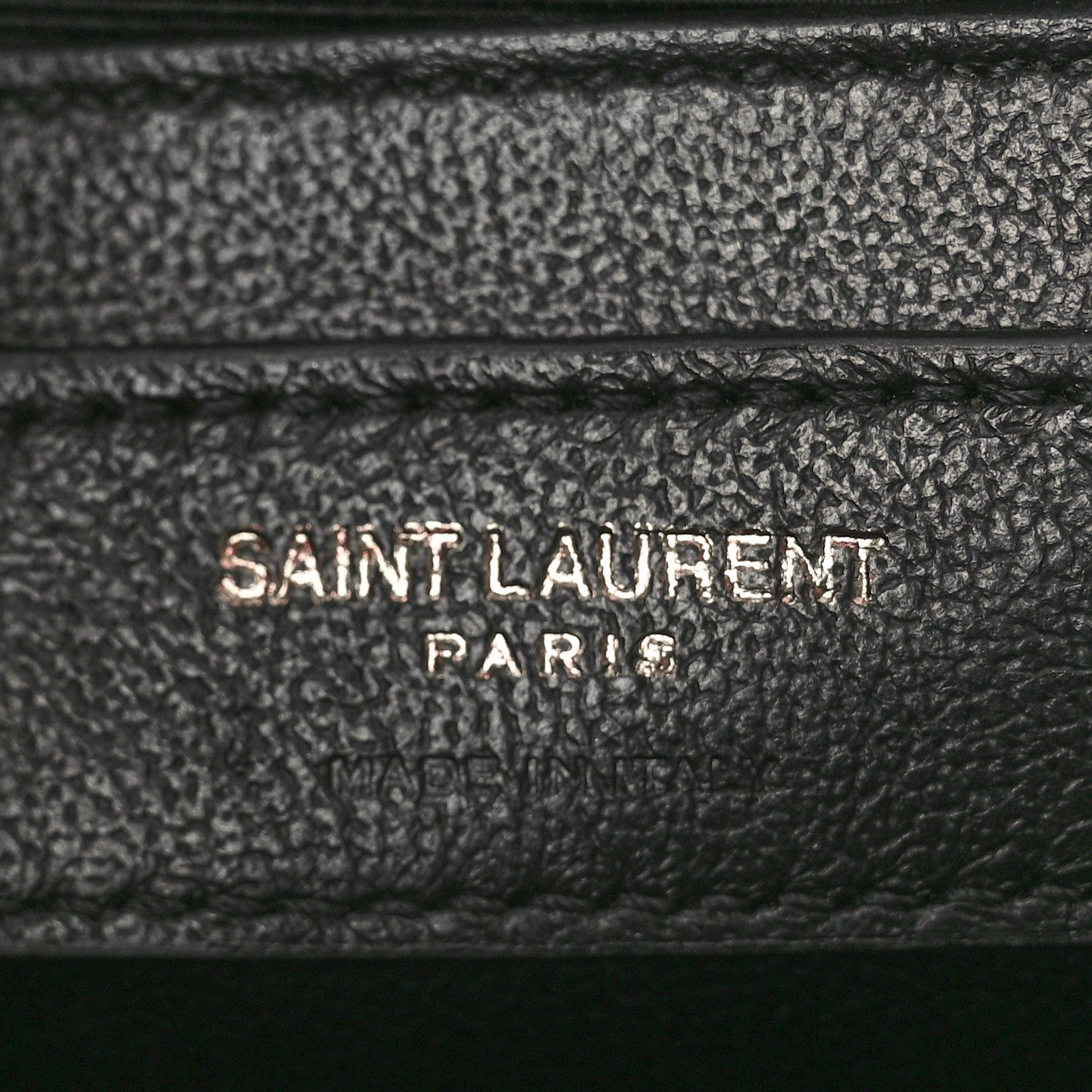 Saint Laurent Grain De Poudre Textured Mixed Matelasse Triquilt Medium Monogram Monochrome Satchel Black 6 of 10