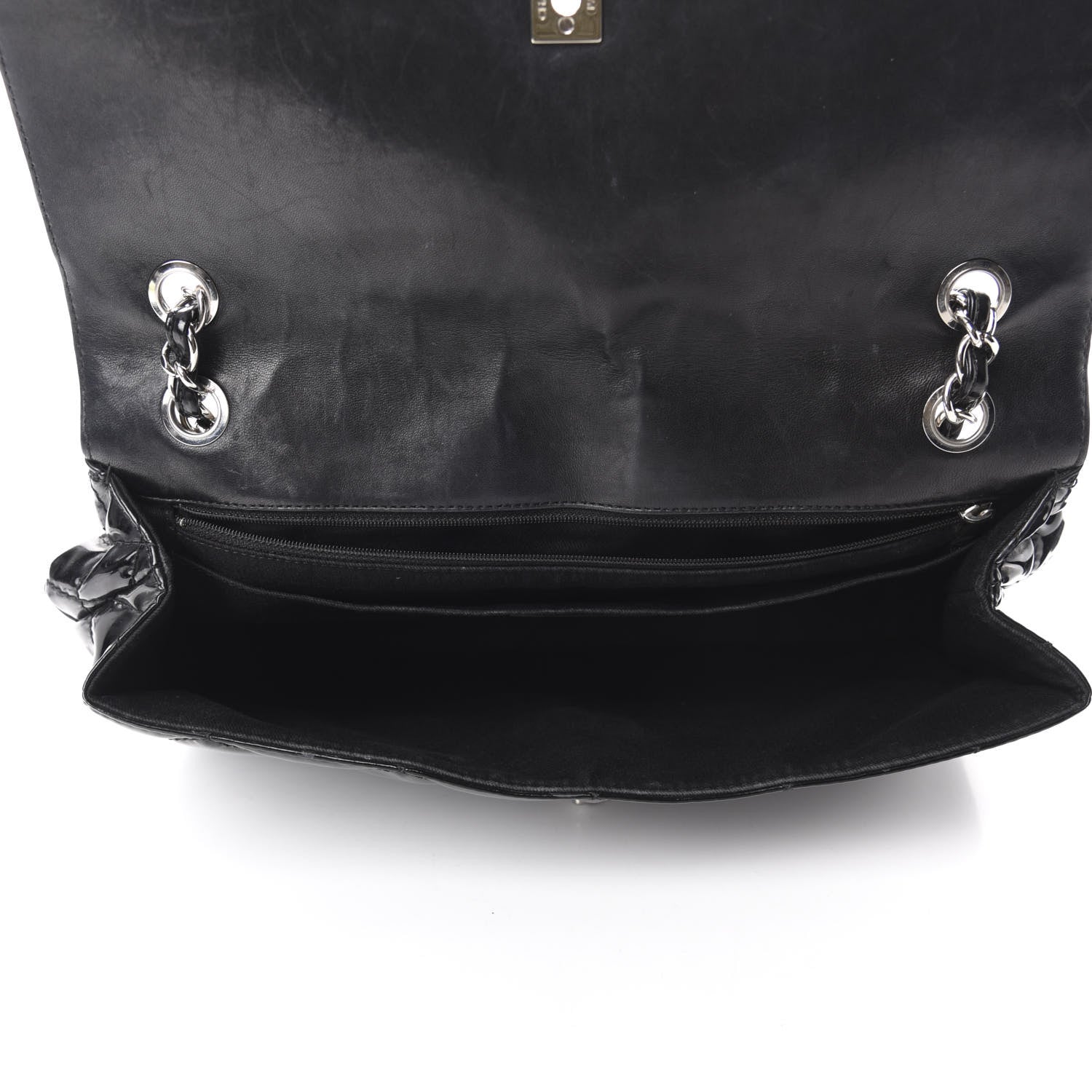 Chanel Vinyl Quilted In the Business Flap Bag Black 5 of 11