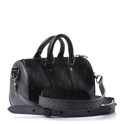 Louis Vuitton Reverse Monogram Eclipse Keepall XS Black 3 of 11