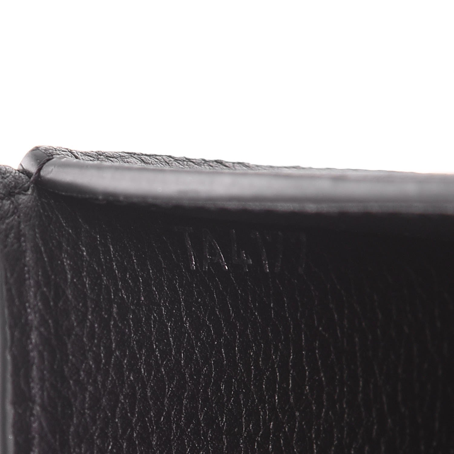 Louis Vuitton Calfskin LockMe II Floral Compact Wallet Black 9 of 9