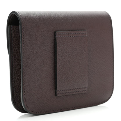 Hermes Evercolor Constance Slim Wallet Rouge Sellier 4 of 9