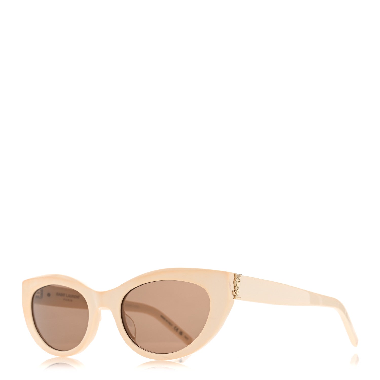Saint Laurent Cat Eye SL M115 Sunglasses Ivory 1 of 9
