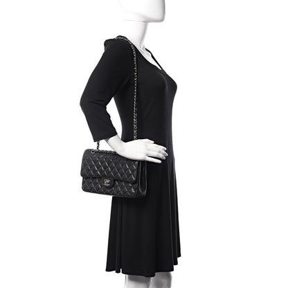 Chanel Caviar Quilted Medium Double Flap Black 2 of 12