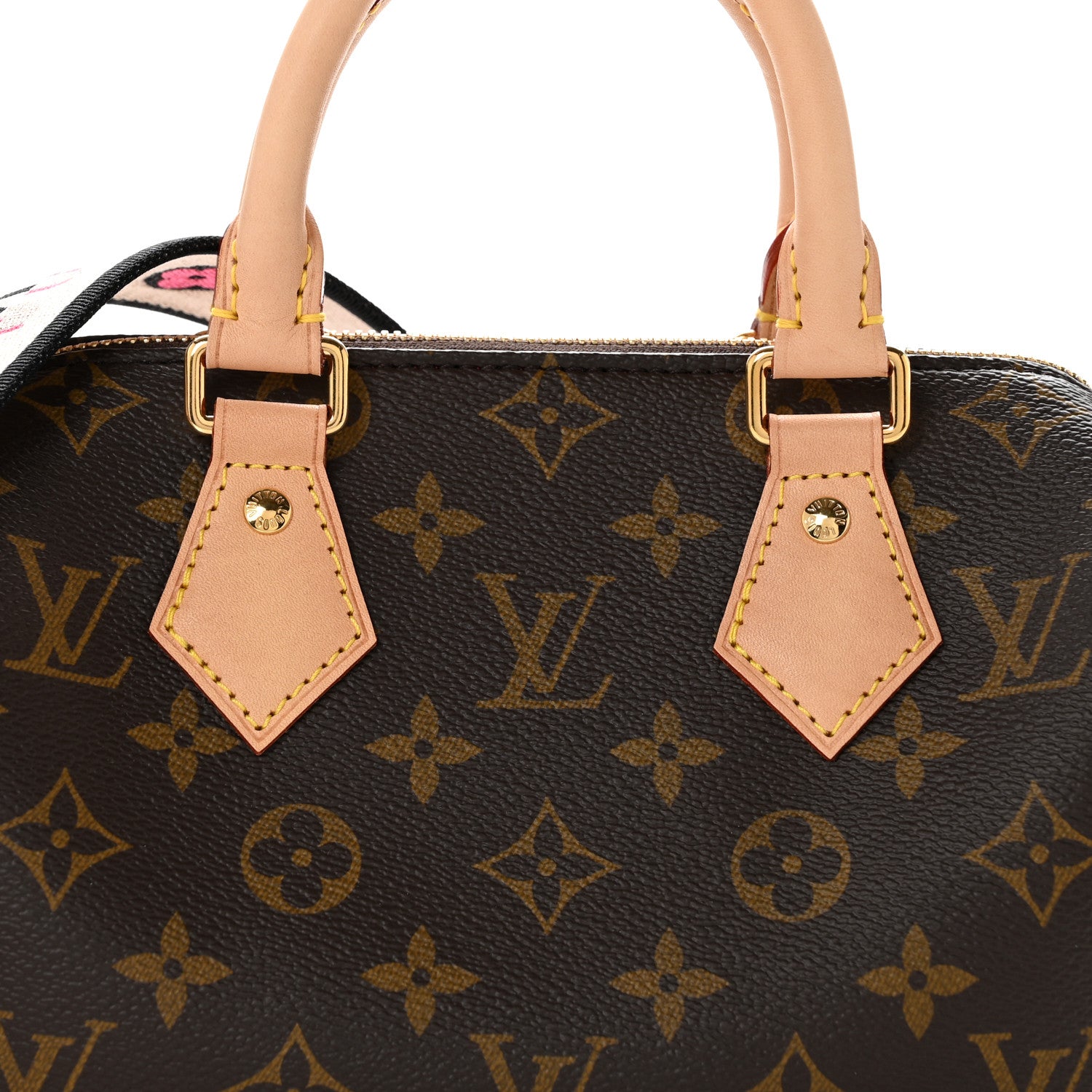 Louis Vuitton Monogram Speedy Bandouliere 20 Black 7 of 11