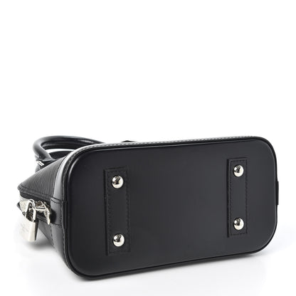 Louis Vuitton Epi Alma BB Black 4 of 9