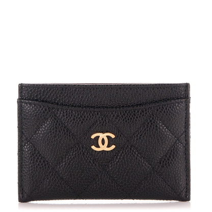 Chanel Caviar Quilted Card Holder Black 1 of 7