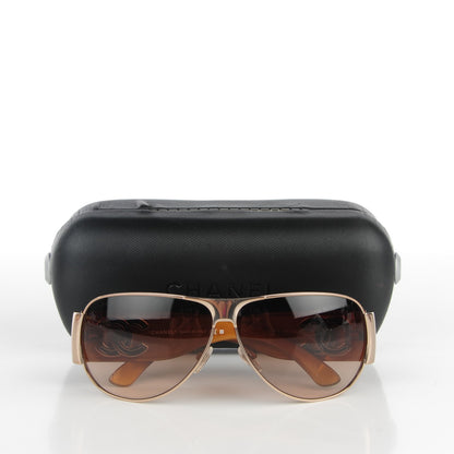 Chanel Aviator CC Sunglasses 4153 Brown 6 of 6