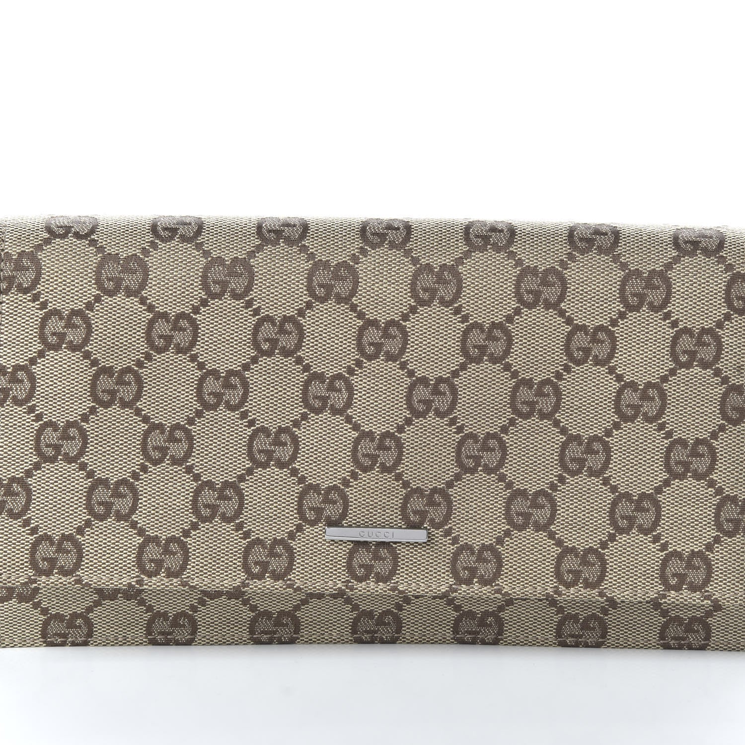 Gucci Monogram Pochette Flap Brown 10 of 10