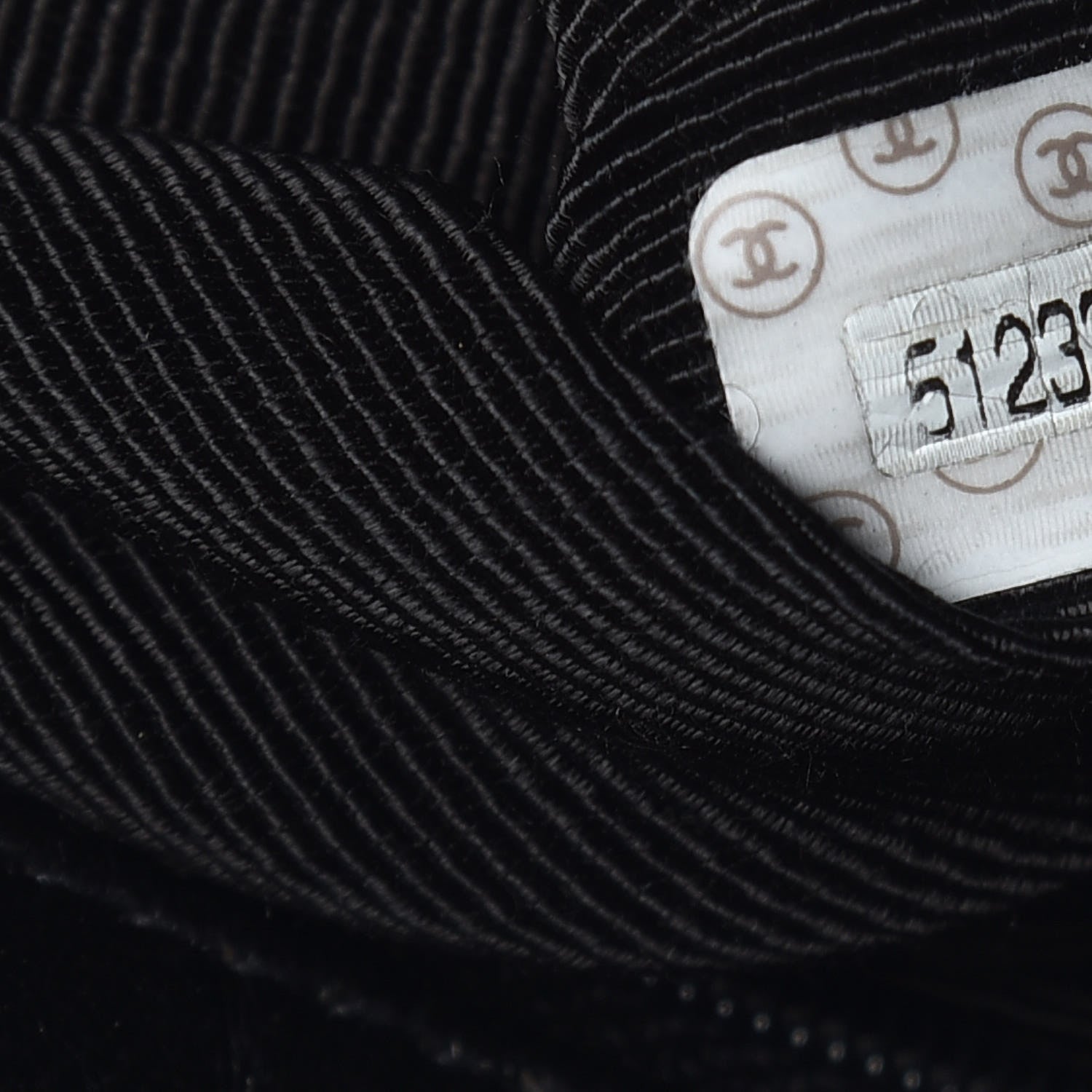 Chanel Suede Shearling Tote Black 8 of 12