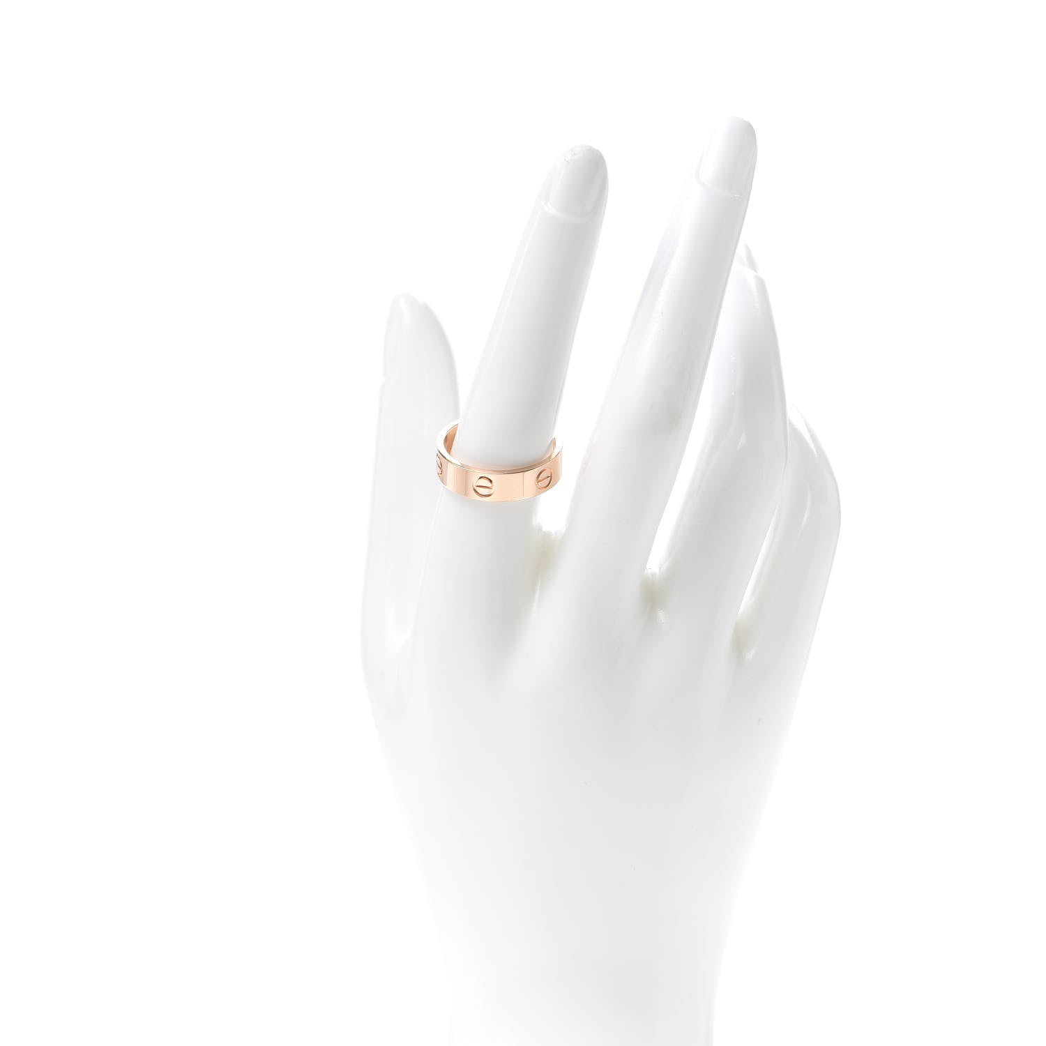 Cartier 18K Pink Gold 5.5mm LOVE Ring 58 8.25 2 of 5