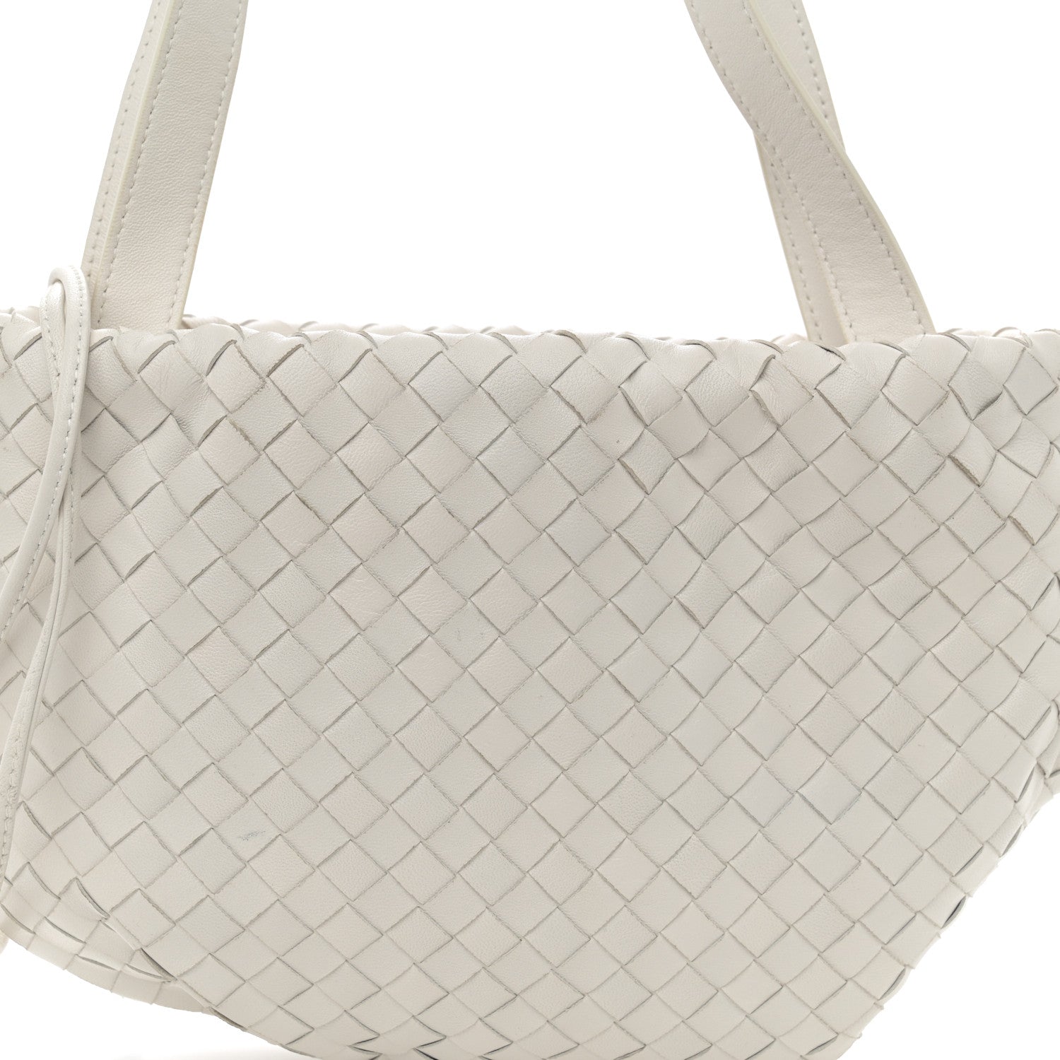 Bottega Veneta Nappa Intrecciato Small Bulb White 8 of 10