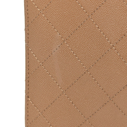 Chanel Caviar Stitched Medium Flap Beige 21 of 22