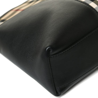 Burberry Horseferry Check Small Chichester Crossbody Clutch Bag Black 12 of 15