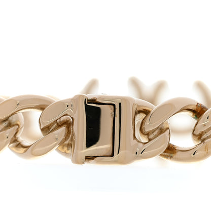 Chanel Metal CC Chain Link Choker Necklace M Gold 6 of 7