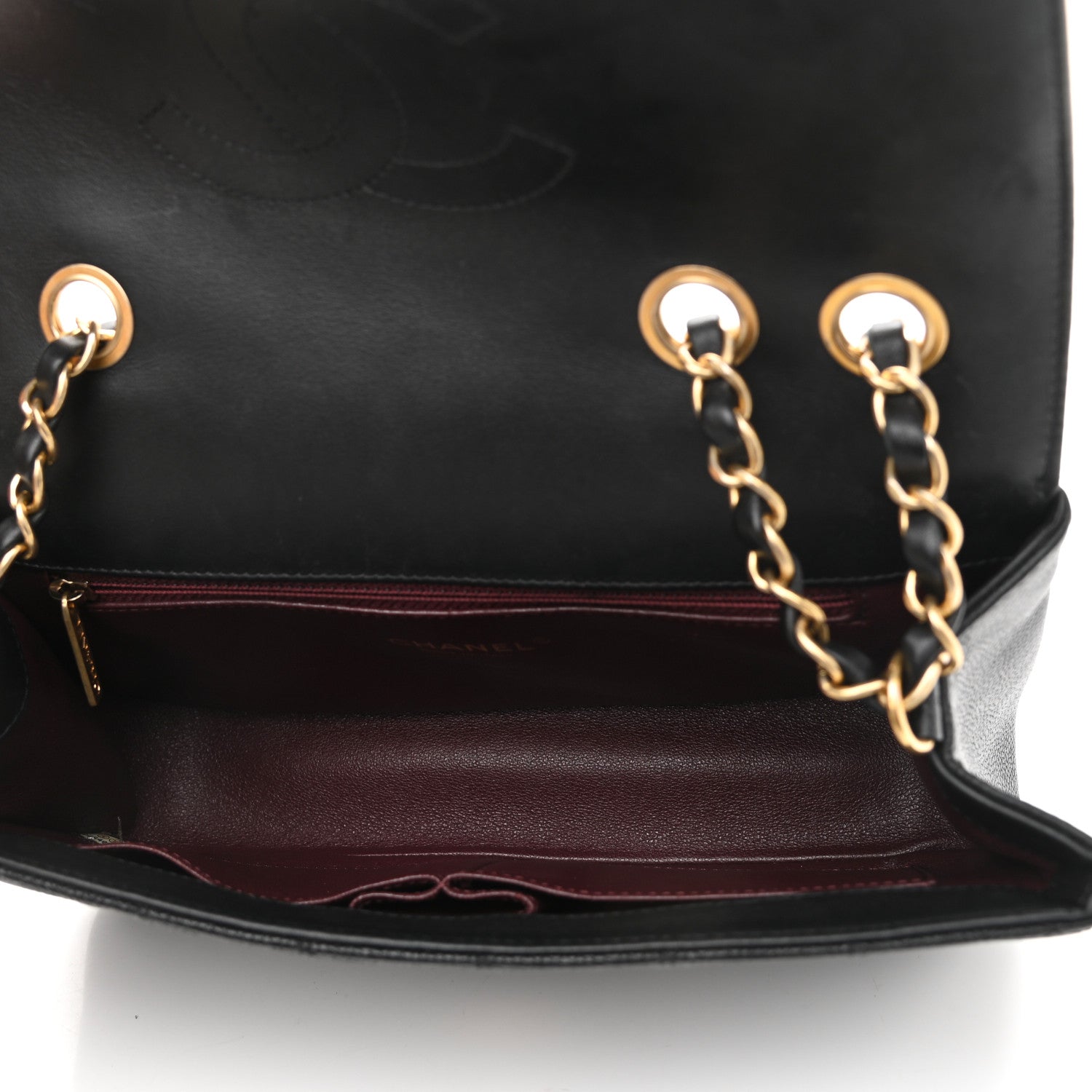 Chanel Caviar Quilted Medium CC Filigree Flap Black 5 of 12