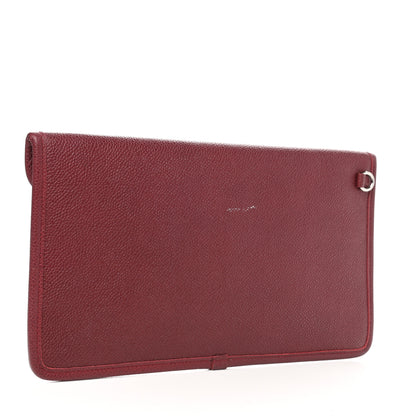 Chanel Caviar CC Envelope Pouch Red 4 of 8
