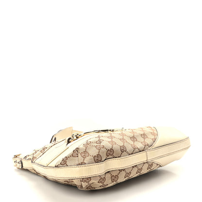 Gucci Monogram Hasler Hobo Beige 4 of 9