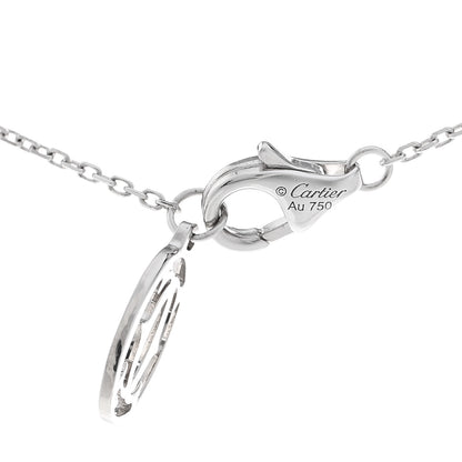 Cartier 18K White Gold Diamond .27ct 1895 Solitaire Pendant Necklace 4 of 5