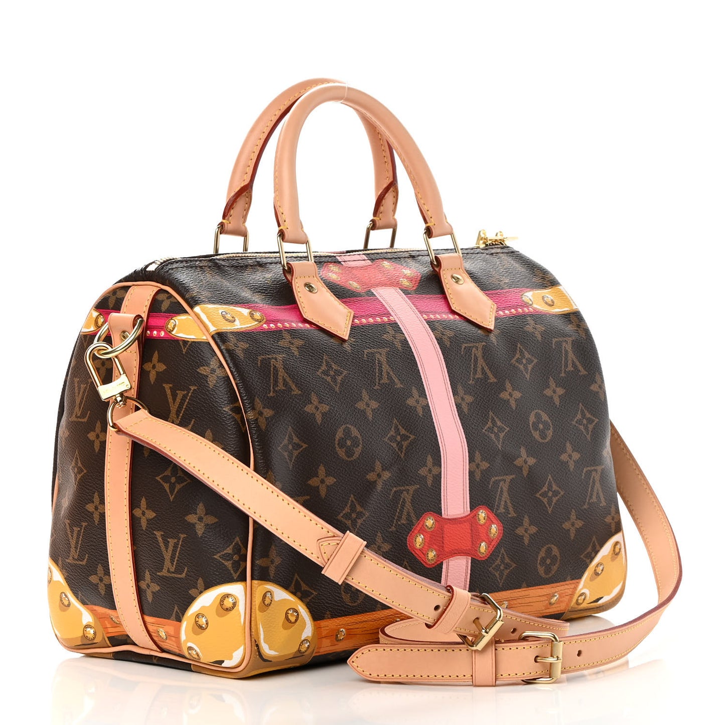 Monogram Summer Trunks Speedy Bandouliere 30