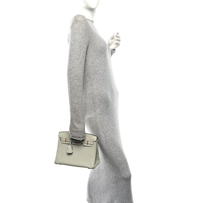 Hermes Togo Birkin 25 Gris Neve 2 of 12
