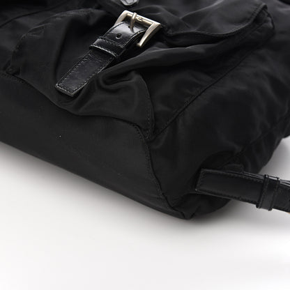 Prada Nylon Vela Medium Backpack Black 8 of 9