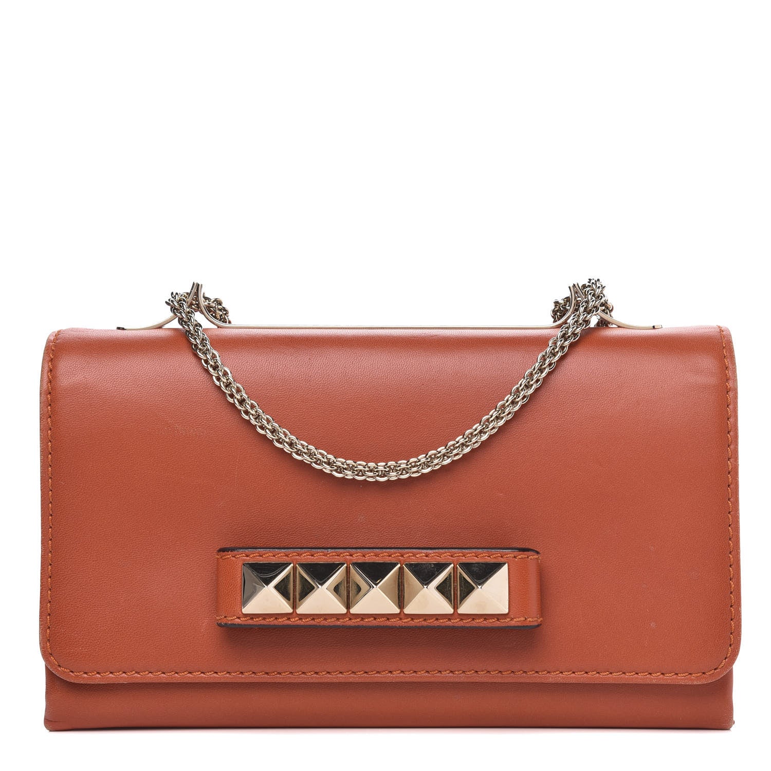 Valentino Garavani Nappa Va Va Voom Shoulder Bag Orange 1 of 16