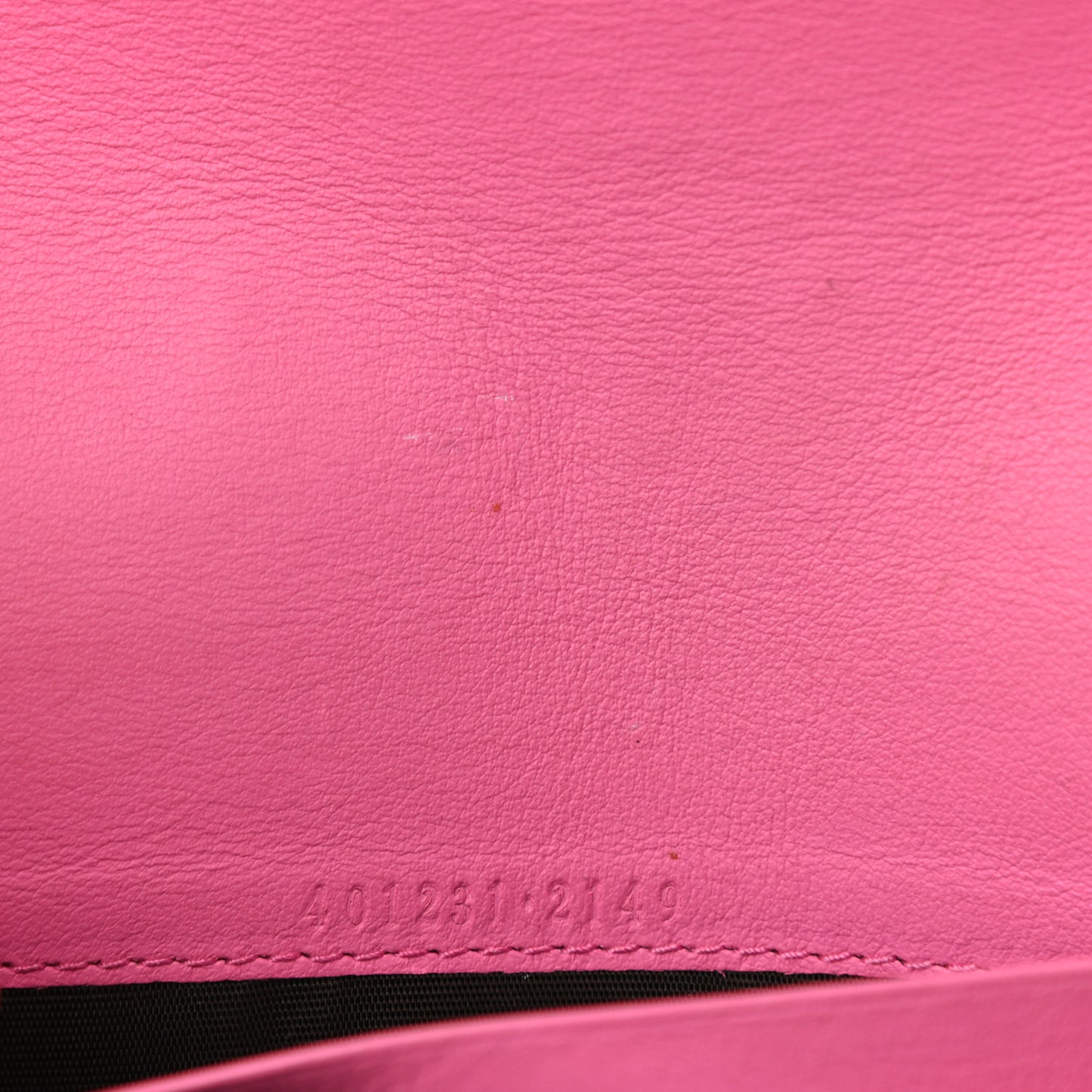 GG Supreme Monogram Mini Dionysus Chain Wallet Beige Pink