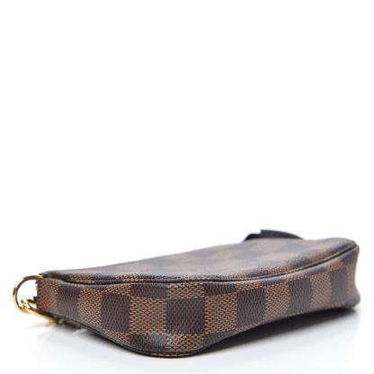 Louis Vuitton Damier Ebene Mini Pochette Accessories 4 of 9