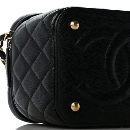 Chanel Caviar Quilted Small CC Vanity Case Black 9 of 12