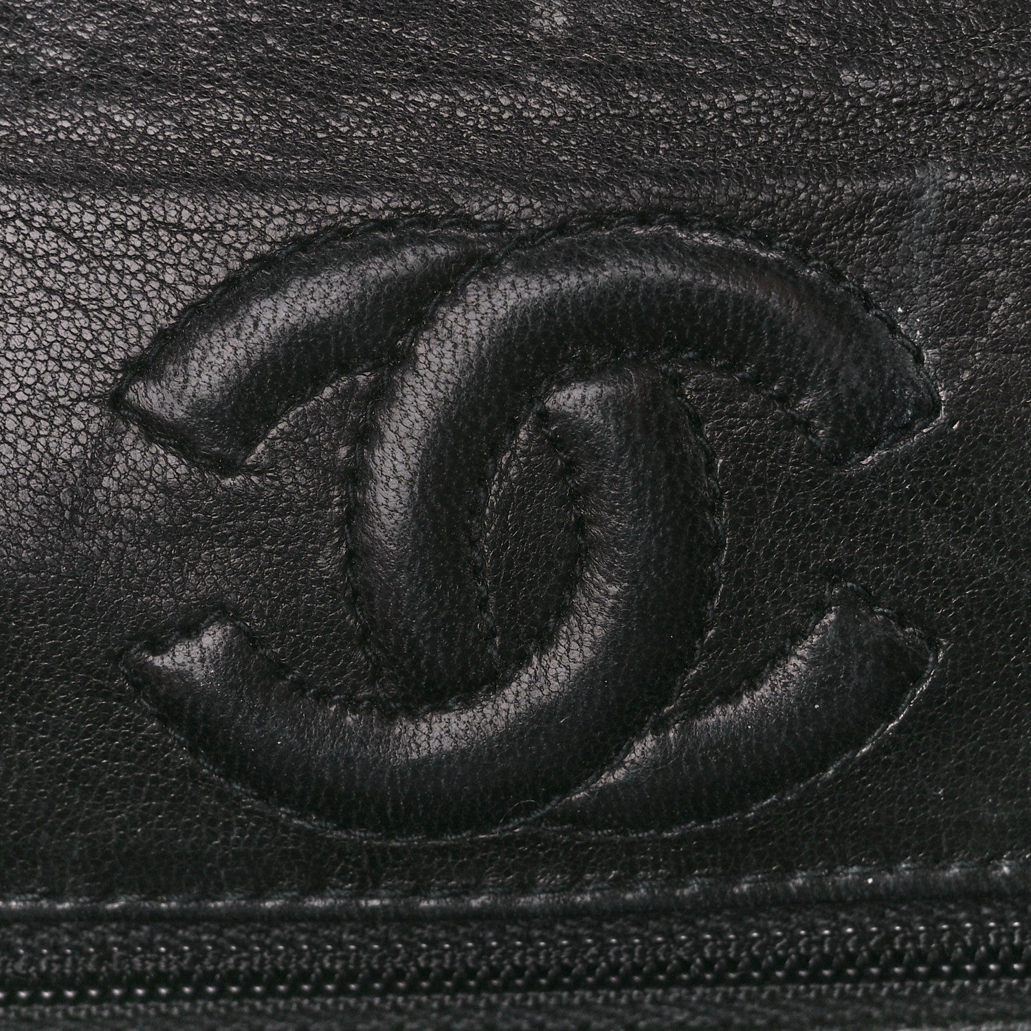 Chanel Shiny Crocodile Flap Black 6 of 13