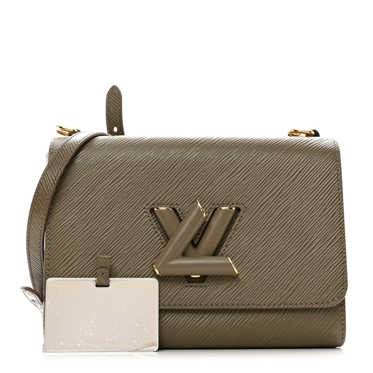 Epi Twist Shoulder Bag MM Smokey Brown