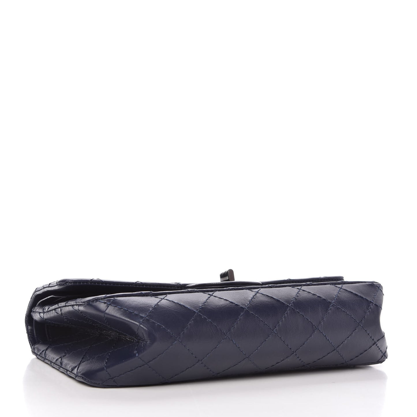 Aged Calfskin Quilted 2.55 Reissue 225 Flap Navy