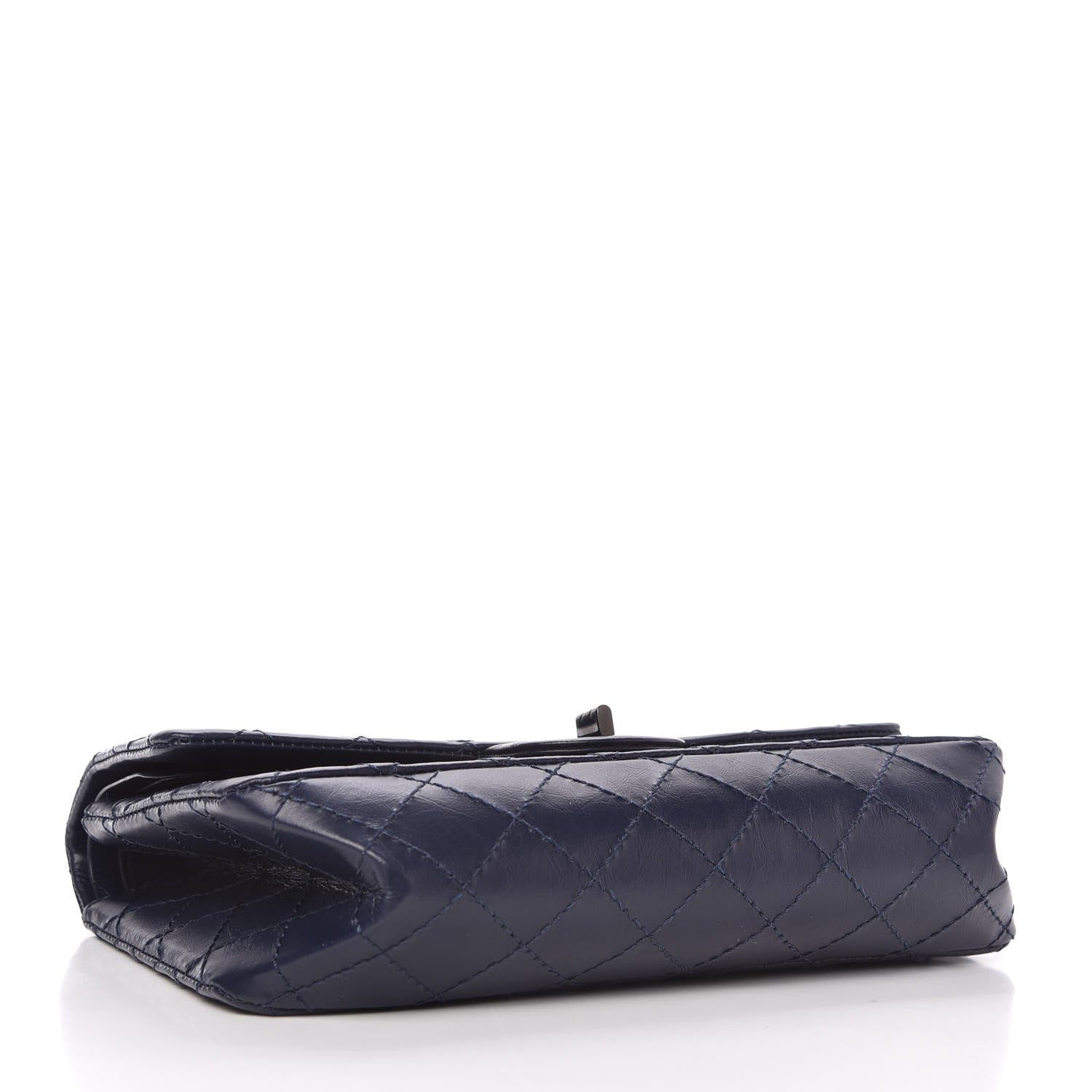 Chanel Aged Calfskin Quilted 2.55 Reissue 225 Flap Navy 4 of 11