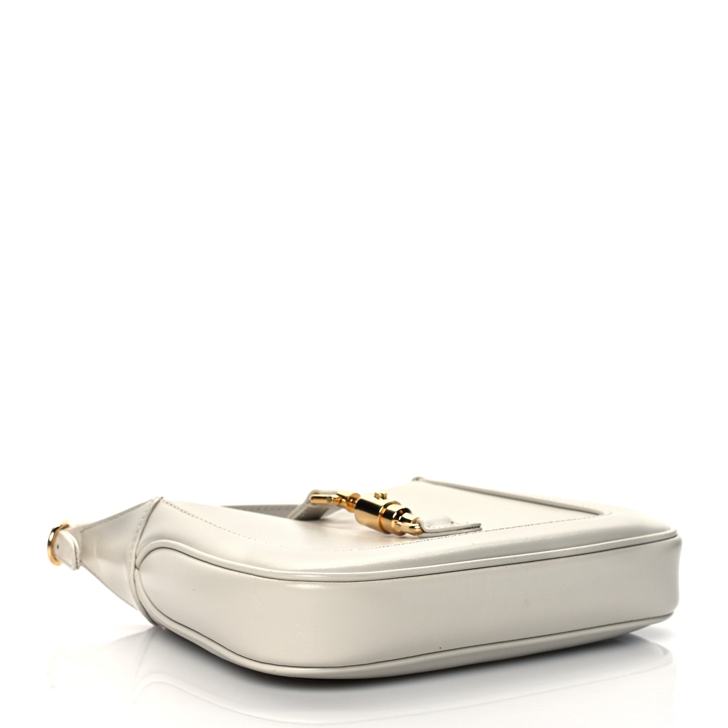 Boarded Dyana Lux Calfskin Mini Jackie 1961 Hobo Mystic White