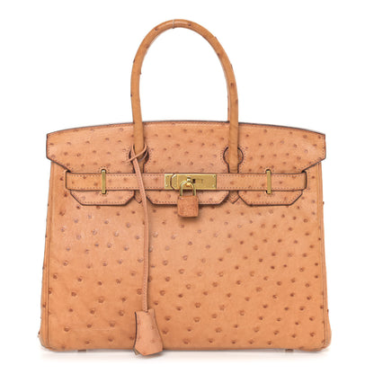 Hermes Ostrich Birkin 30 Sable 1 of 41